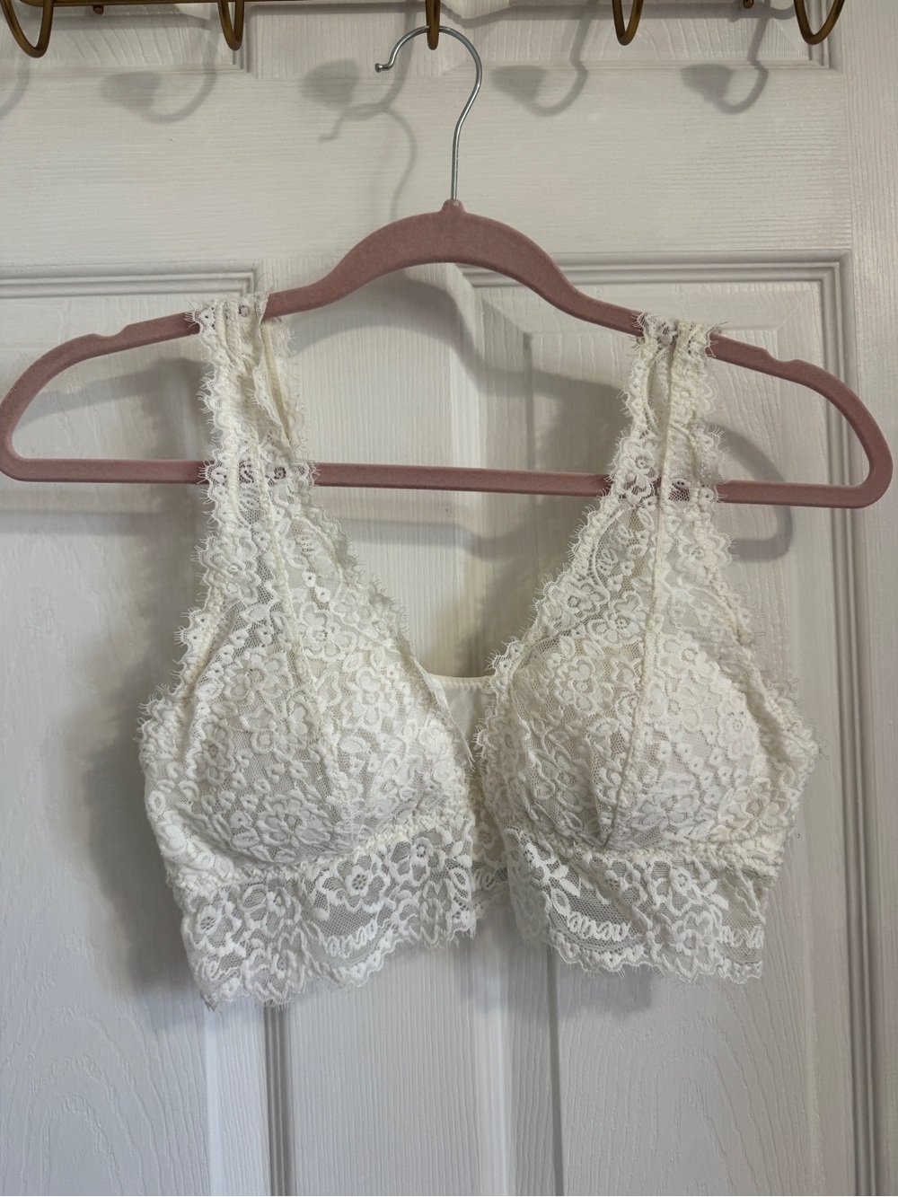Aerie Cream Lace Bralette